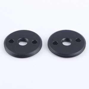 Custom stainless steel screw cover parts cheap price POM standoff spacer oem black plastic thread screw cover